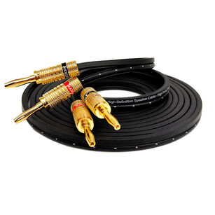 Norstone Cable B250 OFC 2x2,5mm² BLACK Kabel głośnikowy z wtykami banan