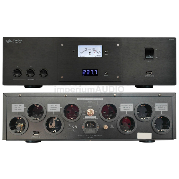 TAGA Harmony PC-9000DC Kondycjoner zasilania DC Bloker FILTR
