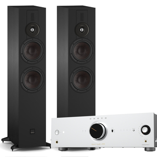 Dali SONIK 7 Kolumny podłogowe SMC + ONKYO ICON Series A-50 SIECIOWY WZMACNIACZ STEREO Klasy AB
