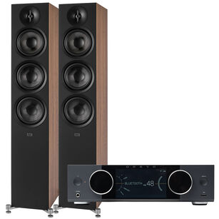 ELAC Debut 3.0 F6.3 Kolumny podłogowe + ONKYO Muse Y-40 Wzmacniacz All-in-One Axign HDMI ARC