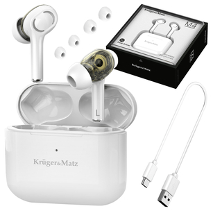 Kruger&Matz M4 PRO Dual Driver TWS Bezprzewodowe słuchawki douszne