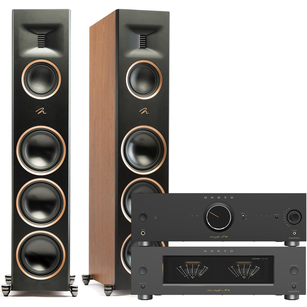 MARTIN LOGAN Motion Reimagined XT F200 Kolumny podłogowe + Onkyo Icon M-80 + P-80 Końcówka mocy i przedwzmacniacz