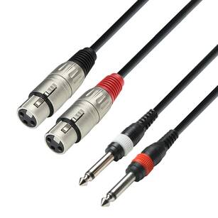 ADAM HALL K3TFP KABEL AUDIO 2x XLR - 2x JACK 1m