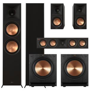 Klipsch Seria II RP-8000F + RP-500M + RP-404C + 2x SPL-120