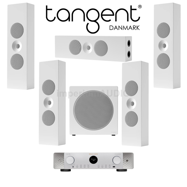Tangent Spectrum II XLCR x5 + XSW8 + Marantz Cinema 70s Zestaw kina 5.1