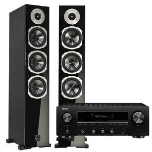 Quadral Signum 70 + DENON DRA-800H black Sieciowy amplituner stereo