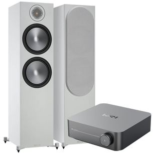 MONITOR AUDIO Bronze 500 + WiiM Amp Wzmacniacz Sieciowy Hi-Res HDMI Wi-Fi