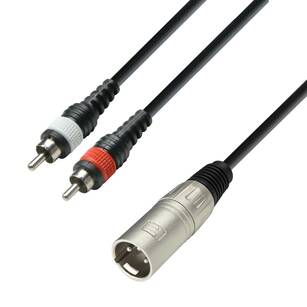 ADAM HALL K3YMCC KABEL AUDIO XLR - 2x RCA 6m