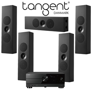 Tangent Spectrum II XLCR x5 + YAMAHA RX-A2A Zestaw kina 5.0