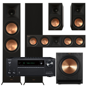 Klipsch Seria II RP-8000F + RP-600M + RP-504C + SPL-120 + ONKYO TX-NR7100