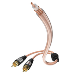 Inakustik Star II Audio Y-Sub Kabel do subwoofera TYP Y 2xRCA-1xRCA 10m - 4