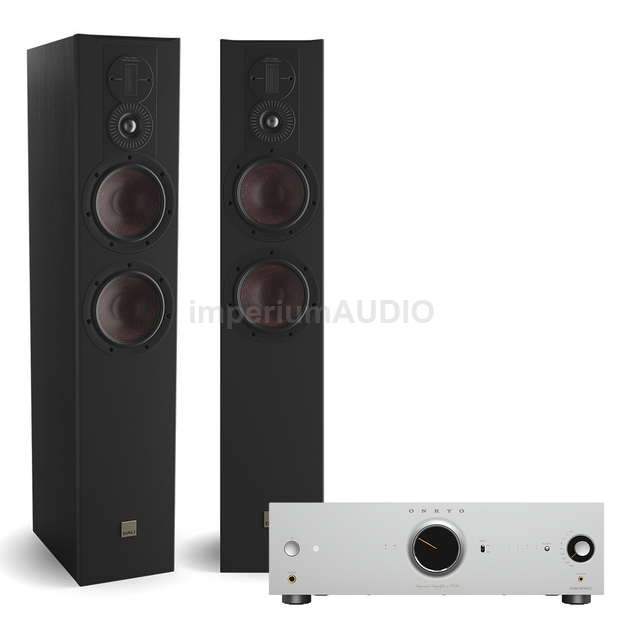 Dali Opticon 6 MK2 Kolumny podłogowe + Onkyo Icon A-50 Silver Wzmacniacz stereo