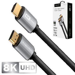 Kruger&Matz Kabel Przewód HDMI 2.1 UHD 8K 0.9m