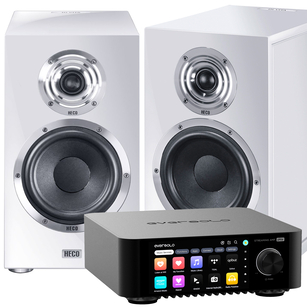 HECO In Vita 3 Kolumna podstawkowa + EverSolo PLAY Wzmacniacz ALL-IN-ONE