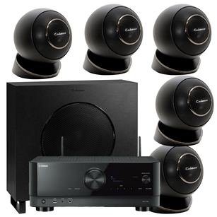 Cabasse EOLE 4 Zestaw kolumn 5.1 + YAMAHA RX-V4A MusicCast 8K eARC 5.2