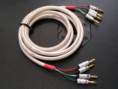 REAL CABLE SPI-VIM415 4x1,5mm2 Przewód głośnikowy zestaw do bi-wiringu 2m