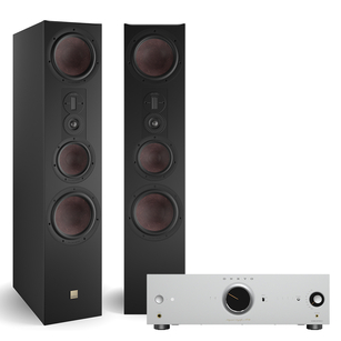 Dali Opticon 8 MK2 Kolumny podłogowe + Onkyo Icon A-50 Silver Wzmacniacz stereo Klasa AB