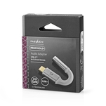 Nedis Profigold KABEL AUDIO Adapter WTYK USB-C - GNIAZDO JACK 3.5mm 0.08m - 5