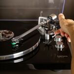 LENCO LBT-215BK Expertise GRAMOFON Belt-Drive BT + Audio-Technica AT-VM95E - 17