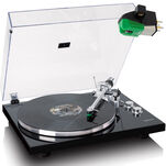 LENCO LBT-215BK Expertise GRAMOFON Belt-Drive BT + Audio-Technica AT-VM95E - 2