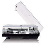 LENCO LBT-215BK Expertise GRAMOFON Belt-Drive BT + Audio-Technica AT-VM95E - 7