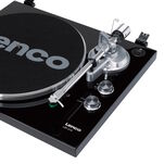 LENCO LBT-215BK Expertise GRAMOFON Belt-Drive BT + Audio-Technica AT-VM95E - 12