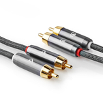 Nedis Profigold Kabel Audio Stereo 2x RCA - 2x RCA 1m - 3