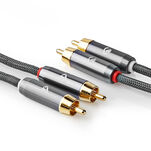 Nedis Profigold Kabel Audio Stereo 2x RCA - 2x RCA 1m - 3