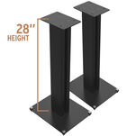 KLIPSCH KS-28 BOOKSHELF SPEAKER STANDS Statyw pod monitory PARA - 5