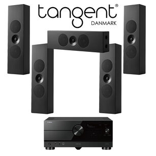 Tangent Spectrum II XLCR x5 + YAMAHA RX-A4A Zestaw kina 5.0