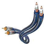 Inakustik Premium II Audio Wysokiej jakości kabel audio 2x RCA - 2x RCA 0,75m - 3