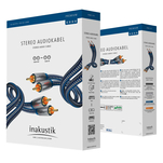 Inakustik Premium II Audio Wysokiej jakości kabel audio 2x RCA - 2x RCA 0,75m - 6