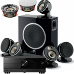 FOCAL DOME FLAX ZESTAW KOLUMN SUB AIR + ICW4 7.1 Dolby Atmos + YAMAHA AVENTAGE RX-A2A - 2