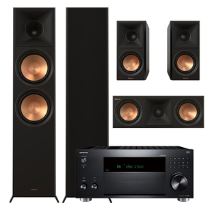 Klipsch Seria II RP-8000F + RP-500M + RP-500C + ONKYO TX-RZ50 Sieciowy amplituner 9.2 DAB