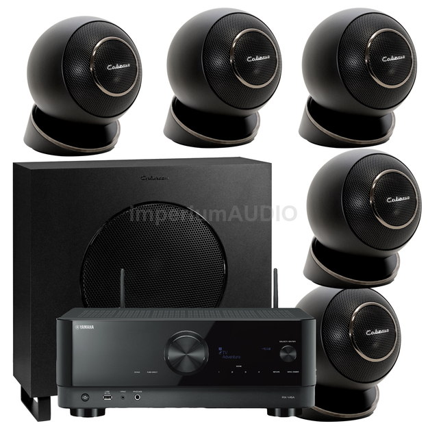 Cabasse EOLE 4 Zestaw kolumn 5.1 + YAMAHA RX-V6A MusicCast 8K eARC 7.2