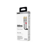 Techlink iWires PRO Kabel audio stereo 2xRCA - 2xRCA 1m - 2