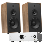 Indiana Line Utah 5 Kolumny podłogowe vintage wood + Onkyo Icon A-50 wzmacniacz sieciowy Stereo Klasa AB - 2