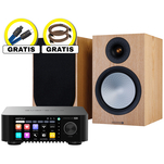 EverSolo PLAY / CD Edition + Monitor Audio Silver 100 7G + GRATIS Proson Arctic Speaker 2x2.5m + Wireworld Stratus 10 Power Conditioning Cord - 2.0m - 3