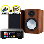 EverSolo PLAY / CD Edition + Monitor Audio Silver 100 7G + GRATIS Proson Arctic Speaker 2x2.5m + Wireworld Stratus 10 Power Conditioning Cord - 2.0m - 4