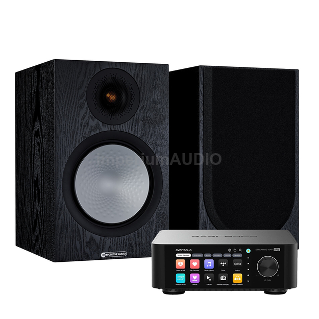 EverSolo PLAY Wzmacniacz ALL-IN-ONE + Monitor Audio Silver 100 7G