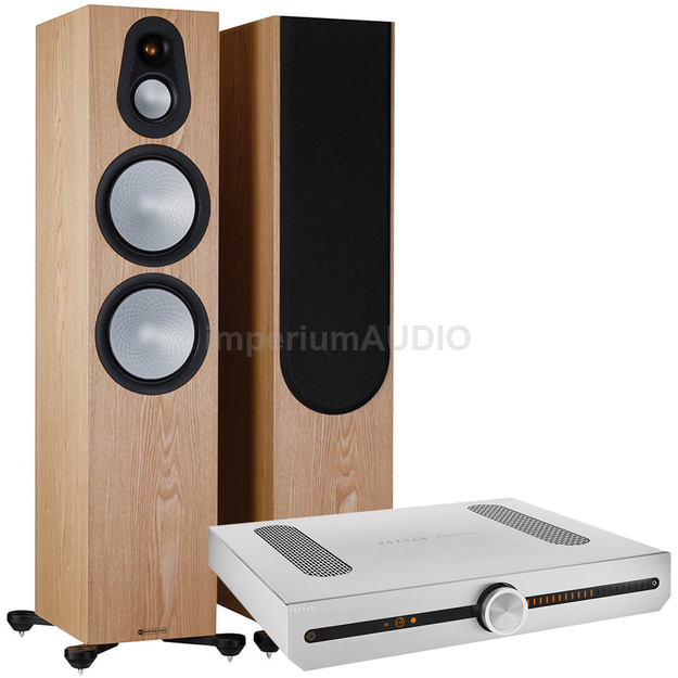 MONITOR AUDIO Silver 500 Jesion + Roksan Attessa Amplifier Zintegrowany wzmacniacz stereo Silver