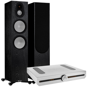 MONITOR AUDIO Silver 500 Jesion + Roksan Attessa Amplifier Zintegrowany wzmacniacz stereo Silver