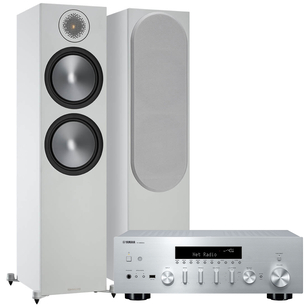 MONITOR AUDIO Bronze 500 + YAMAHA R-N600A Silver MusicCast Top-Art TIDAL Wi-Fi BT