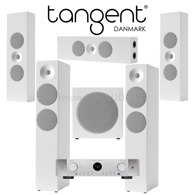 Tangent Spectrum II X6 x2 + XLCR x3 + XSW8 + Marantz Cinema 70s Zestaw kina 5.1