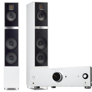 MARTIN LOGAN Motion 40i + ONKYO ICON Series A-50 SIECIOWY WZMACNIACZ STEREO Klasy AB