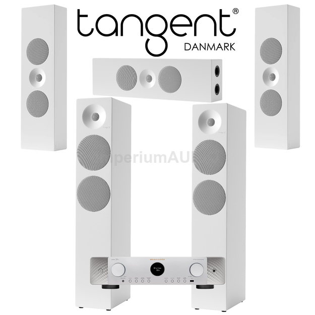 Tangent Spectrum II X6 x2 + XLCR x3 + Marantz Cinema 70s Zestaw kina 5.0
