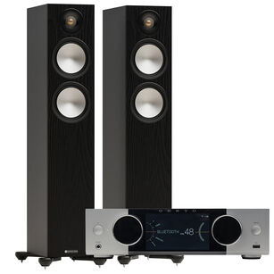 MONITOR AUDIO Bronze 300 7G Kolumna podłogowa + ONKYO Muse Y-40 Wzmacniacz All-in-One Axign HDMI ARC