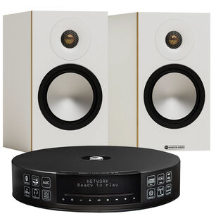 MONITOR AUDIO Bronze 50 7G + Elipson Music Center Connect HD Amplituner all-in-one Streamer CD Wi-Fi Tidal Spotify