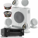 FOCAL DOME FLAX 5.1.2 + 2x 300 ICW 4 + Denon AVC-X3800H Amplituner kina domowego 9.4 8K - 2