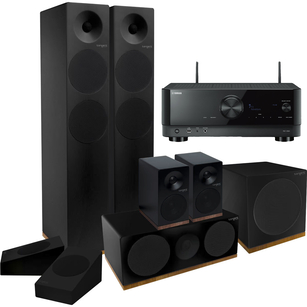 Tangent Spectrum X6 + X5 + XC + XSW-8 + XATM + YAMAHA RX-V6A DOLBY ATMOS